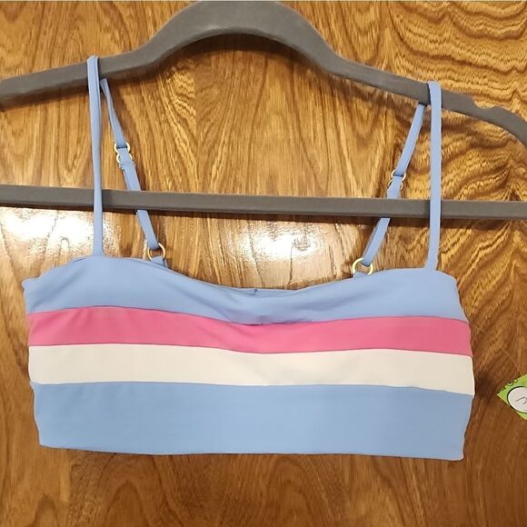 Rebel Stripe Bikini Top by L Space - Picture 5 of 7